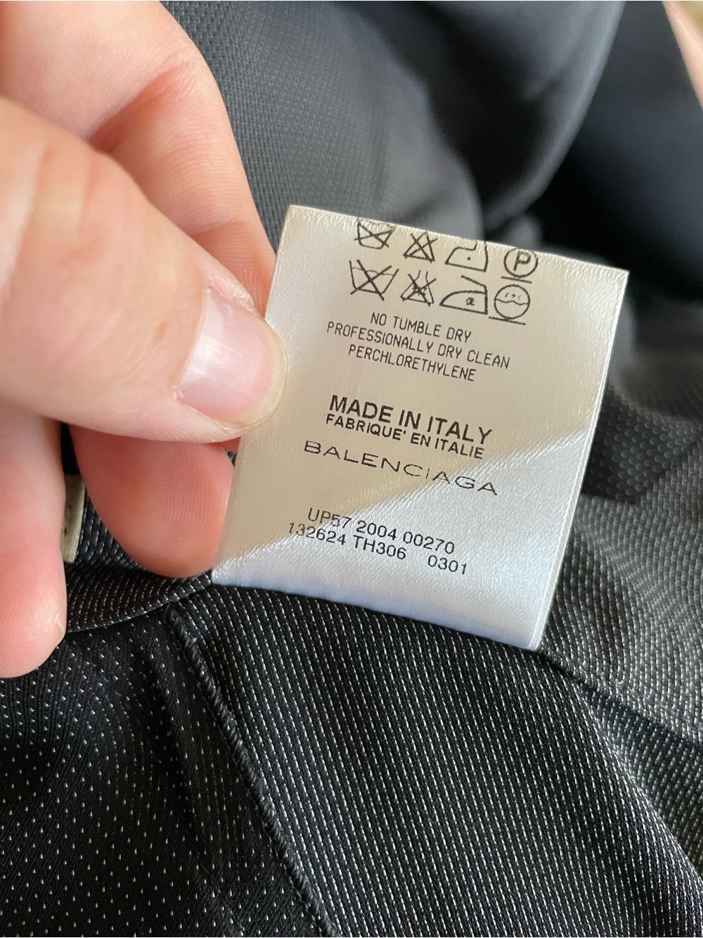 BALENCIAGA 2004 Gray Flare Skirt - Picture 8 of 8